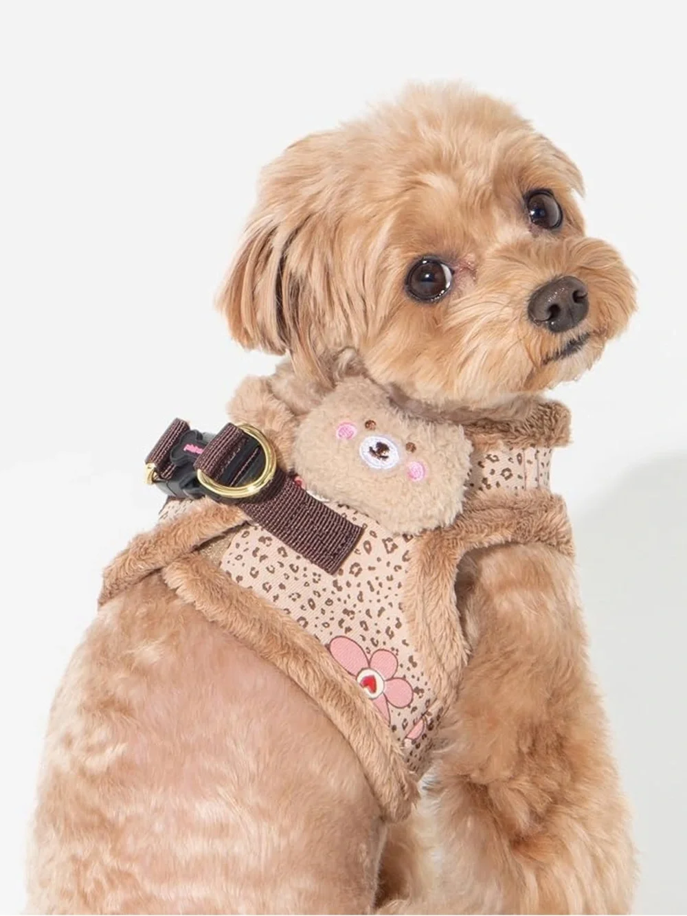 NWT PINKAHOLIC PLUSH DOG HARNESS